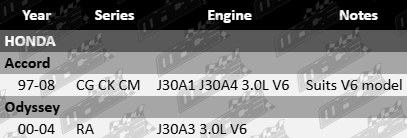 Ultima front wheel bearing kit for Honda CG CK CM RA J30A1 J30A3 J30A4 3.0L V6