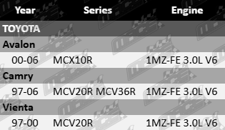 Ultima Front Wheel Bearing Kit Toyota MCX10R MCV20R MCV36R 1MZ-FE 3.0L V6