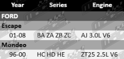 Ultima front wheel bearing to suit Ford BA ZA ZB ZC HC HD HE AJ ZT25 2.5L 3.0L V6