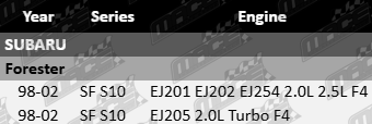 Pair of Ultima rear gas shock absorbers to suit Subaru Forester SF S10 EJ201 EJ202 EJ254 EJ205 Turbo 2.0L 2.5L F4