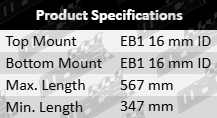 Pair of Ultima rear heavy duty shock absorbers for Holden Y24SE LKH LWH LVN LWN 4ZE1 4JA1 4JH1-T 4JH1-TC 4JJ1-TCX 4JB1-T engines, fits 2.4L, 2.5L, 2.6L, 2.8L, and 3.0L I4 models.