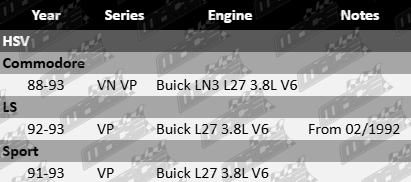 Ultima Rear Wheel Bearing Kit HSV VN VP Buick LN3 L27 3.8L V6
