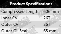 Front Right CV Drive Shaft to suit Mazda UF UN WL WLAT G6 4G54 Turbo Diesel 2.5L 2.6L I4