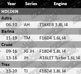 Rocker Cover Gasket to suit Holden F16D4 F18D4 Z18XER A16LET Turbo 1.6L 1.8L I4 Engine