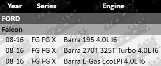 Pair of Ultima front wheel hub and bearing assemblies to suit Ford Falcon FG and FG X Barra 4.0L I6 including E-Gas, EcoLPI, 270T and 325T Turbo models