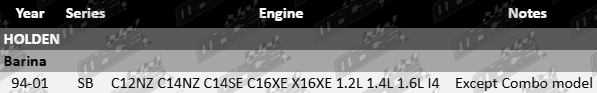 Ultima pair of rear gas shock absorbers compatible with Holden Barina SB C12NZ C14NZ C14SE C16XE X16XE except Combo 1.2L 1.4L 1.6L