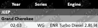 Pair of Ultima Rear Heavy Duty Shock Absorbers for Jeep Grand Cherokee WG ENR 2.8L Turbo Diesel I4