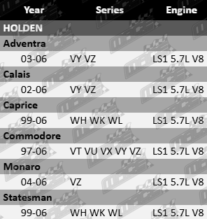 Set of 8 Silv-O-Lite pistons for Holden LS1 5.7L V8 engines – suits VT, VU, VX, VY, VZ, WH, WK, WL models