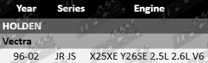Ultima Front Left Gas Shock Absorber to suit Holden Vectra JR JS X25XE Y26SE 2.5L 2.6L V6 Suspension Strut