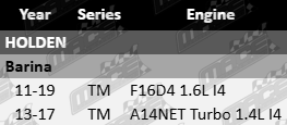 Ultima front left gas shock absorber to suit Holden Barina TM F16D4 A14NET turbo 1.4L 1.6L I4