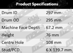 Ultima rear drum brake assembly to suit Toyota Hilux KUN25R KUN26R GUN125R GUN135R with 2.4L 2.5L 2.8L 3.0L diesel engines