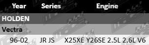 Ultima Rear Gas Shock Absorber to suit Holden Vectra JR JS X25XE Y26SE 2.5L 2.6L V6 – Rear Suspension Replacement Part