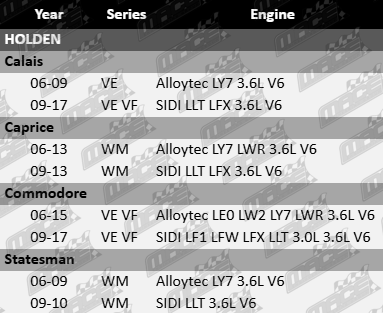 2 x Ultima Rear wheel hub and bearing assembly Holden VE WM Alloytec LF1 LY7 LWR LFW LE0 LW2 SIDI LLT LFX 3.6L V6