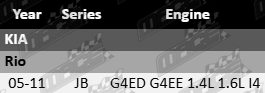 2 x Ultima rear wheel hub and bearing assembly Kia Rio JB G4ED G4EE 1.4L 1.6L I4 with ABS