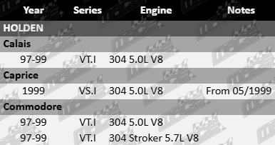 2x Ultima front wheel hub and bearing assembly for Holden VT.I VS.I 304 Stroker 5.0L 5.7L V8