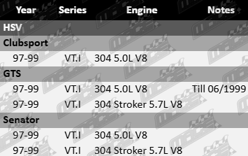 2x Ultima front wheel hub and bearing assembly for HSV VT.I 304 Stroker 5.0L 5.7L V8