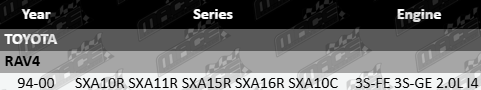 Pair of front CV drive shafts for Toyota RAV4 SXA10R SXA11R SXA15R SXA16R SXA10C 3S-FE 3S-GE 2.0L I4