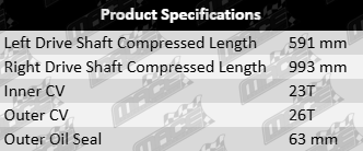 Ultima rear brake shoes set to suit Holden Rodeo TF 6VD1 3.2L V6