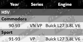 Pair of rear CV drive shafts to suit HSV VN VP Buick L27 3.8L V6