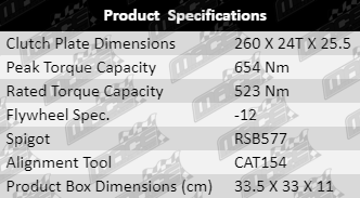 Clutch-Kit-Jackaroo-CLK632-Specification-Table