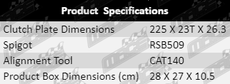 Clutch-Kit-Triton-CLK409-Specification-Table