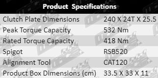 Clutch-Kits-300ZX-CLK621-Product-Specification