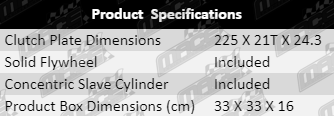 Clutch-Kit-Dualis-CLK464-Specification-Table