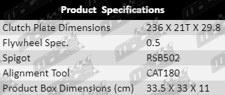 Clutch-Kit-Supra-CLK645-Product-Specification