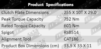 Clutch-Kit-Commodore-CLK826-Product-Specifications-Update