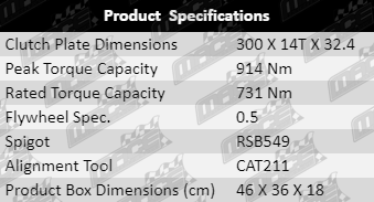Clutch-Kit-Landcrusier-CLK840-Specification-Table