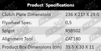 Clutch-Kit-Camry-CLK419-Specification-Table