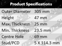 Brake-Rotors-Sportage-BRK4107-Product-Specifications