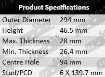 Brake-Rotors-Triton-BRK4312-BRK4313-Products-Specification