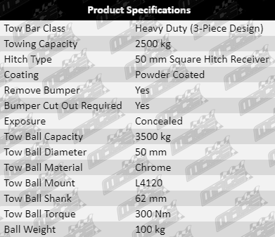 tag-heavy-duty-3-piece-design-tow-bar-hyundai-staria-us-d4hb-turbo-diesel-2.2-i4-ps