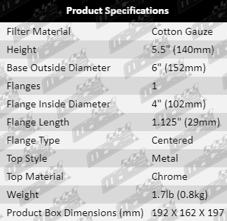 Pod-Filters-POD004-Product-Specification
