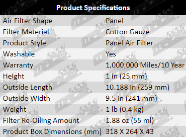 product_sepcification_table_AF834